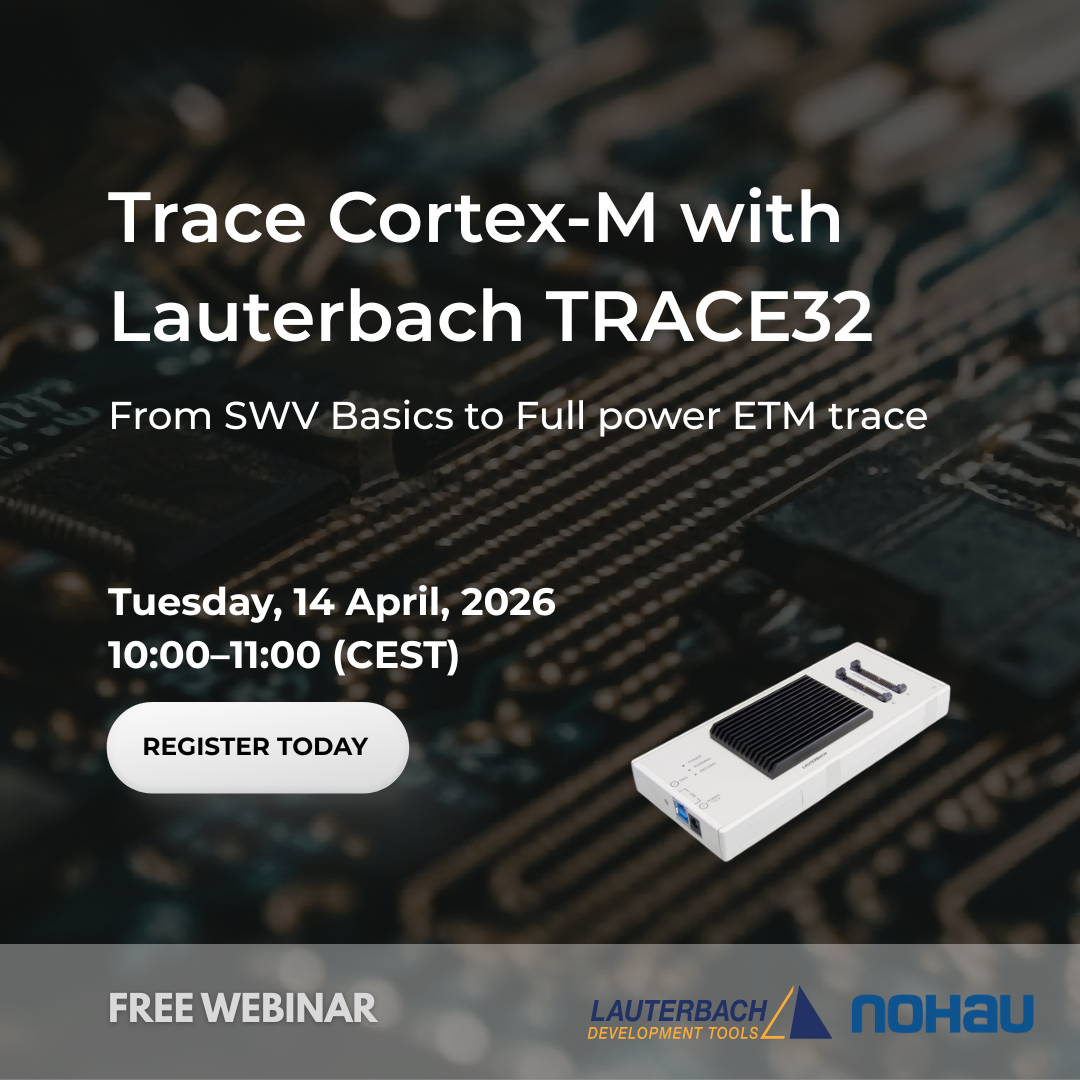 Webinar: Trace Cortex-M with Lauterbach TRACE32 - from SWV Basics to Full Power ETM trace