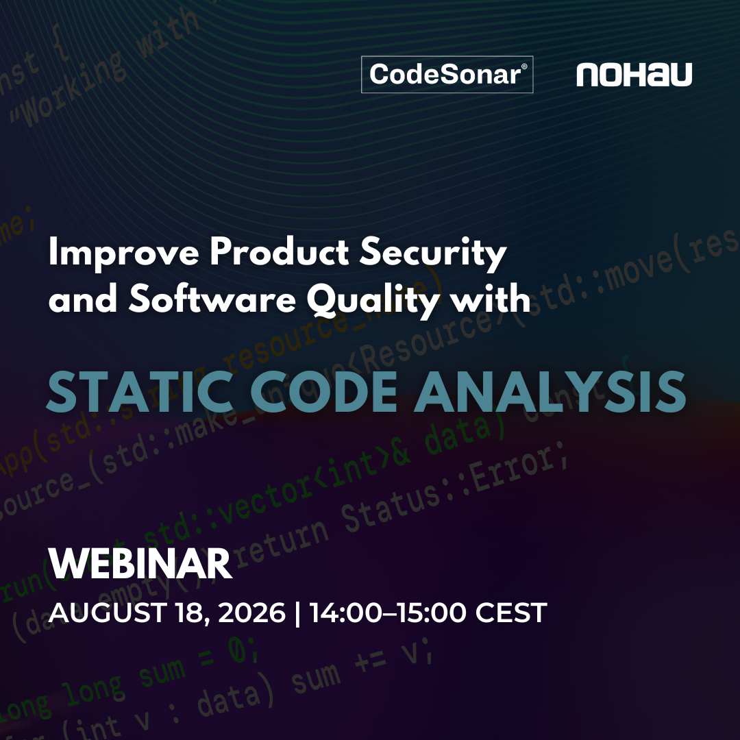 Improve Product Security and Software Quality with Static Code Analysis