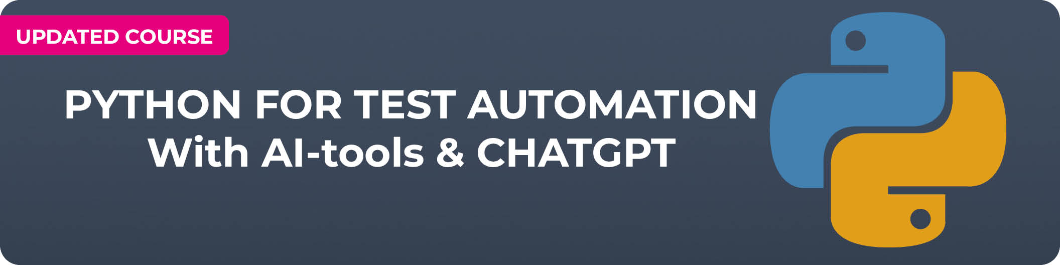 PYTHON FOR TEST AUTOMATION WITH AI-TOOLS & CHATGPT